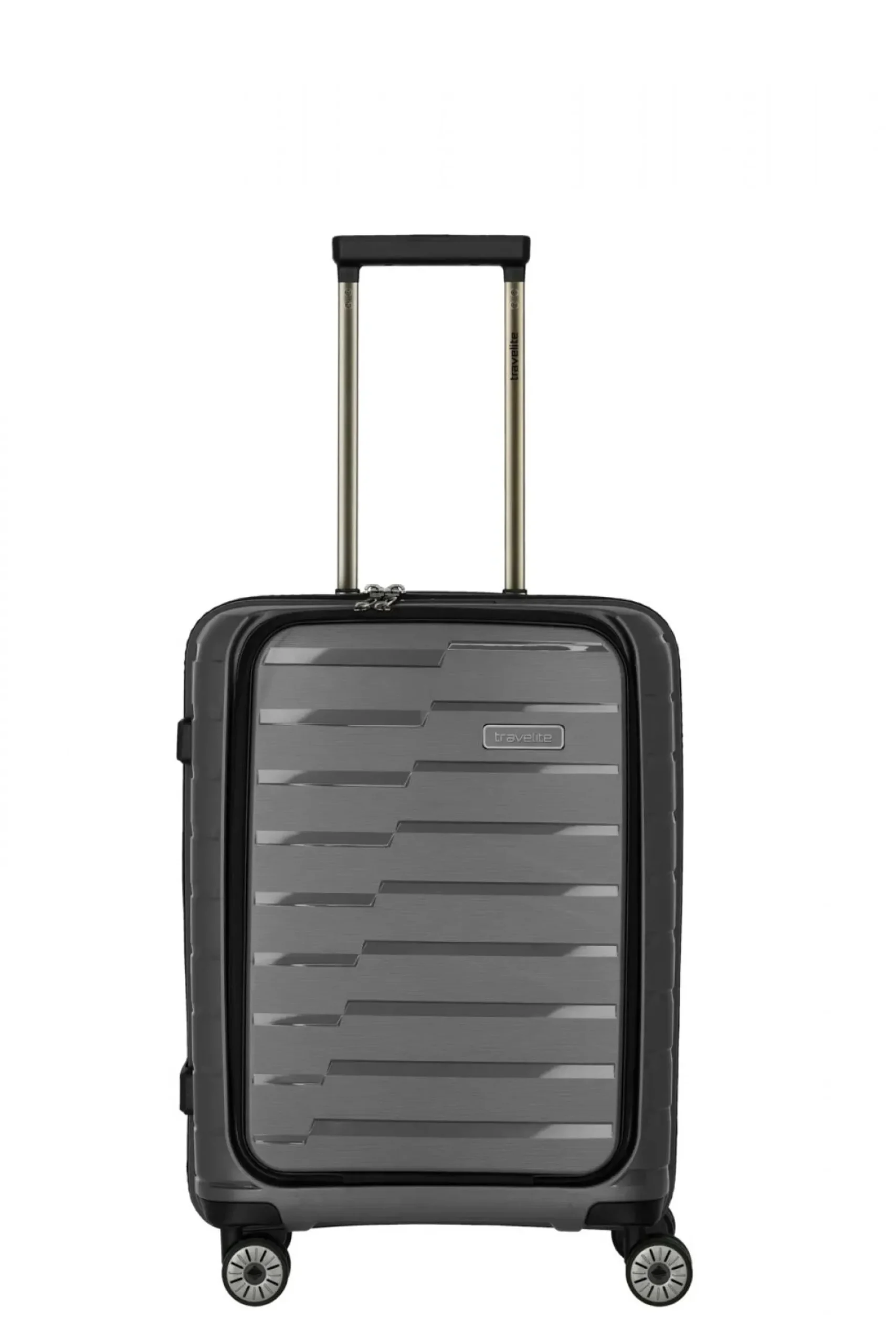 Travelite AIR BASE Trolley S+ mit Vortasche Anthrazit