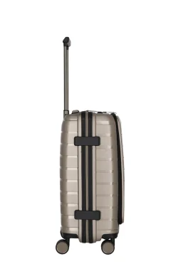 Travelite AIR BASE Trolley S+ mit Vortasche Champagner