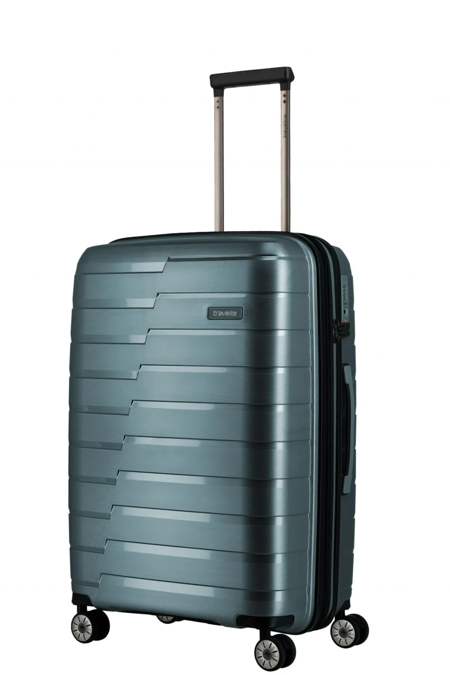 Travelite AIR BASE Trolley M 67cm Eisblau