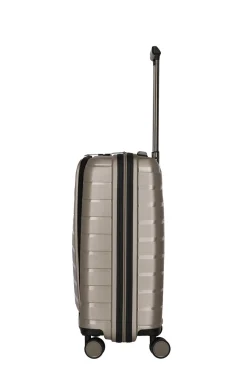 Travelite AIR BASE Trolley S+ mit Vortasche Champagner