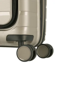 Travelite AIR BASE Trolley S+ mit Vortasche Champagner