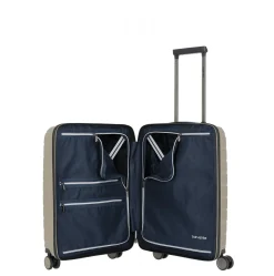 Travelite AIR BASE Trolley S+ mit Vortasche Champagner