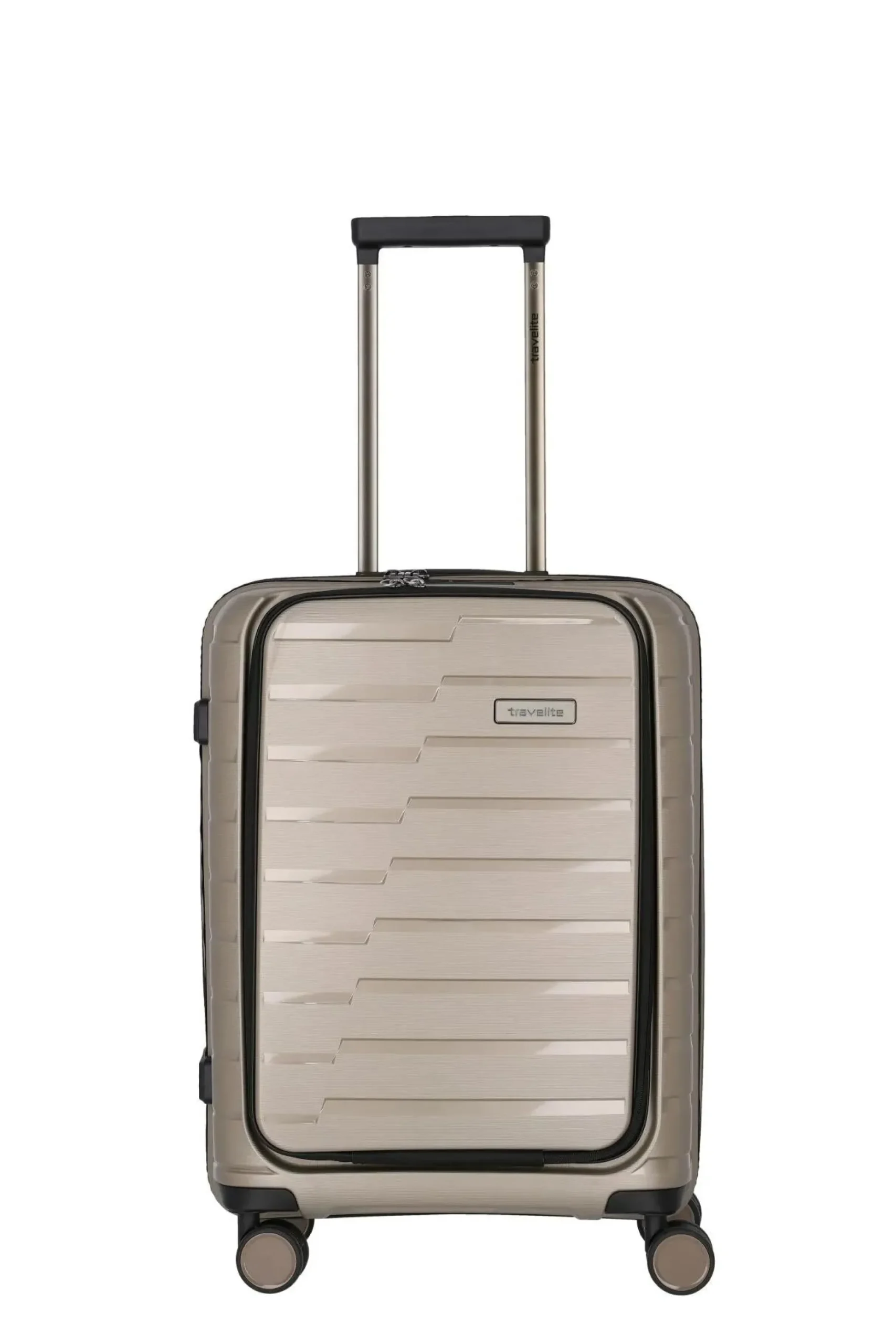 Travelite AIR BASE 4w Trolley S Vortasche Champagner