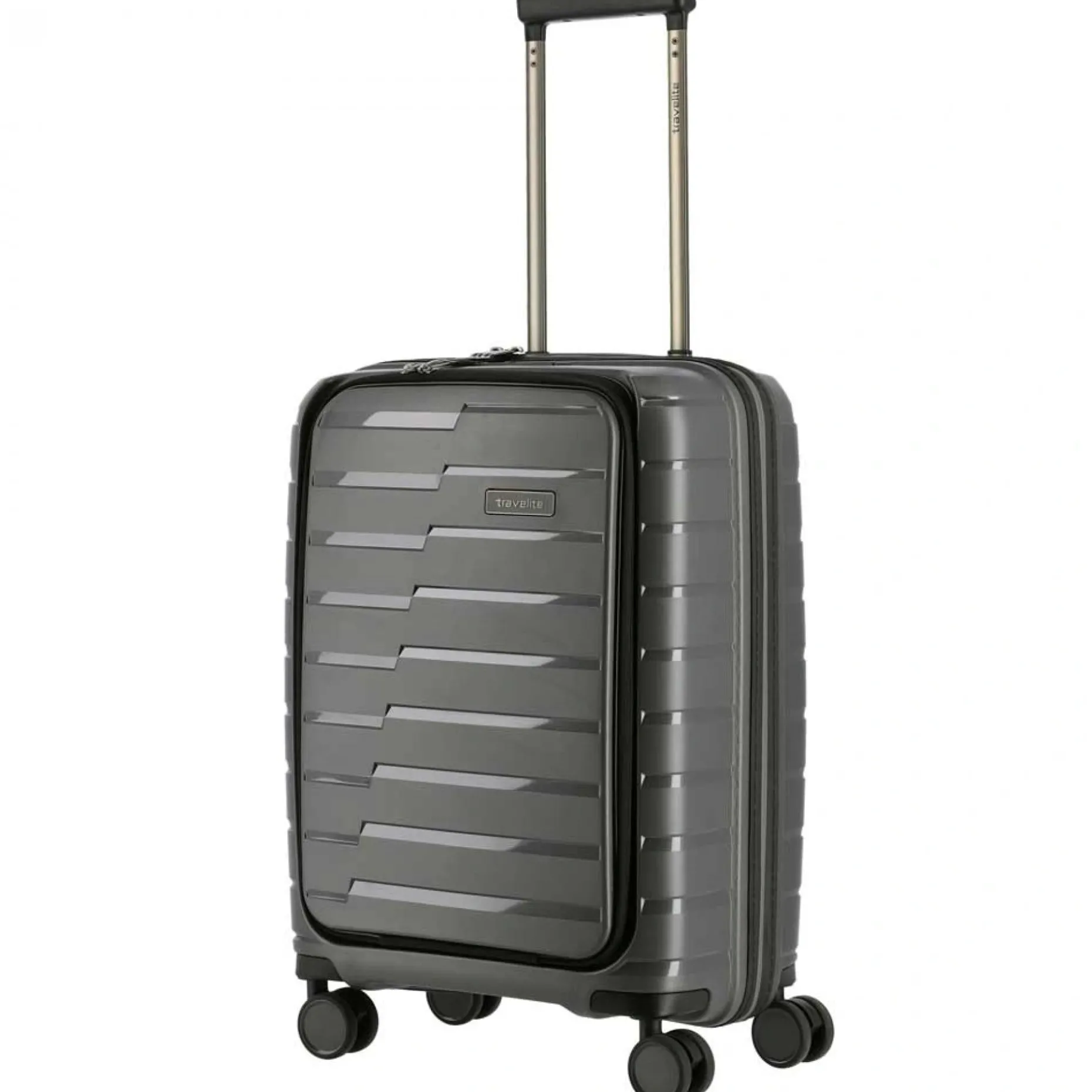Travelite AIR BASE 4w Trolley S Vortasche Anthrazit