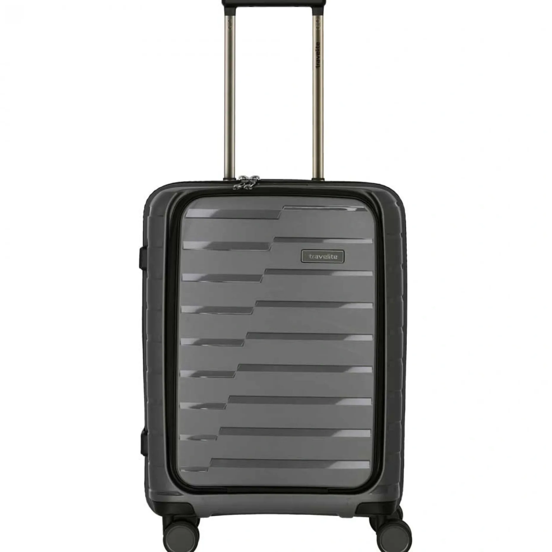 Travelite AIR BASE 4w Trolley S Vortasche Anthrazit
