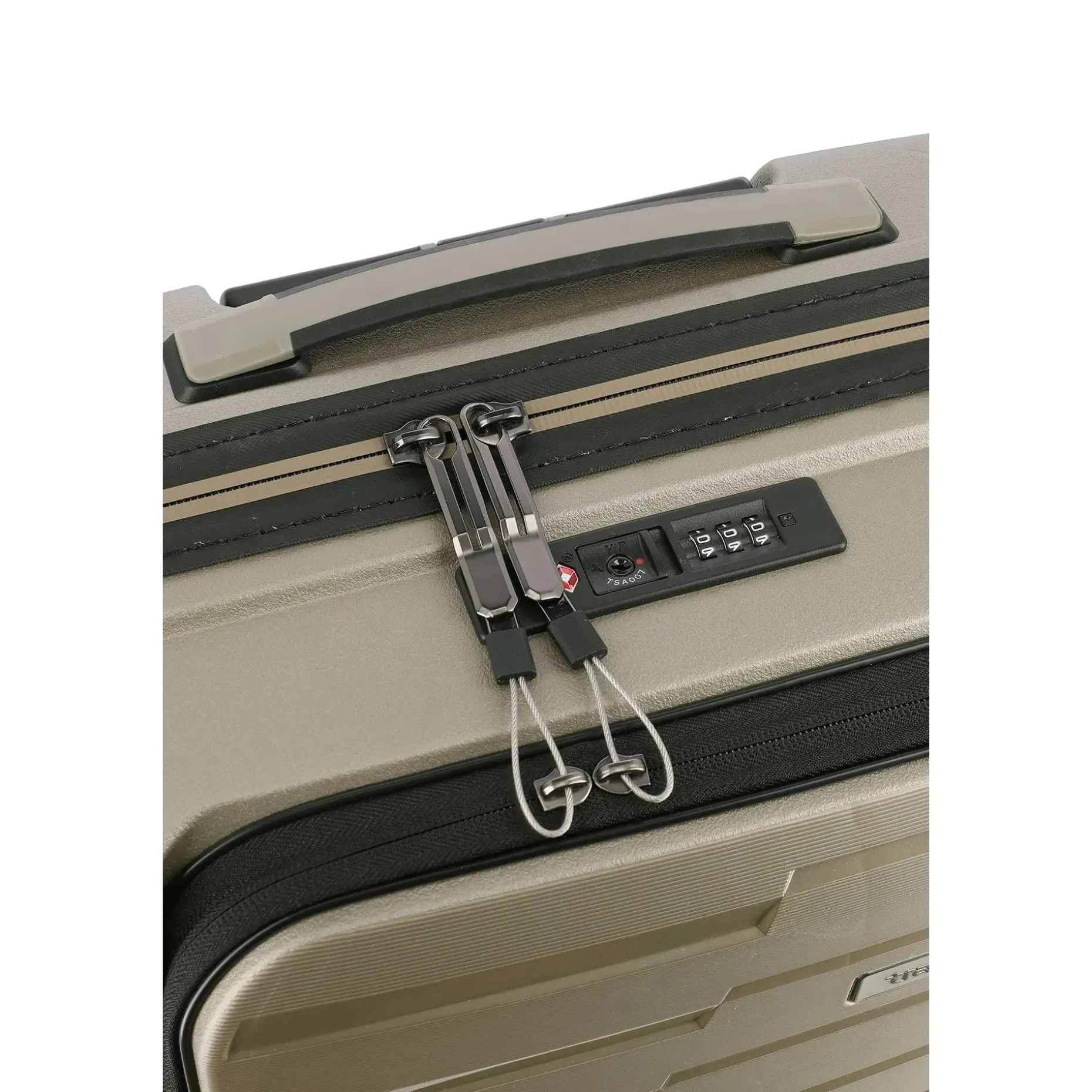 Travelite AIR BASE 4w Trolley S Vortasche Champagner