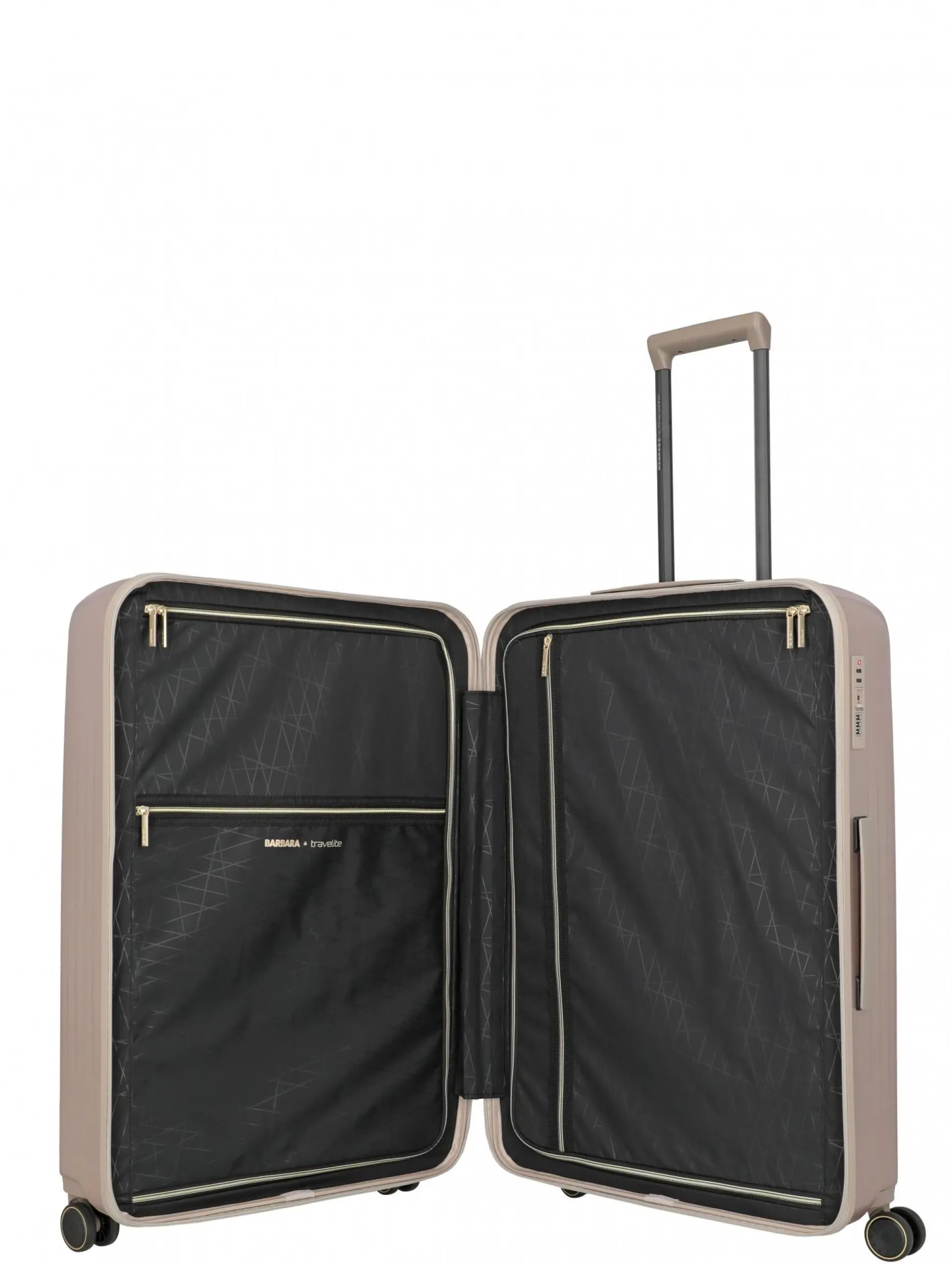 Travelite BARBARA NOVELTY 4w Hartschalen Trolley L Satin Nude