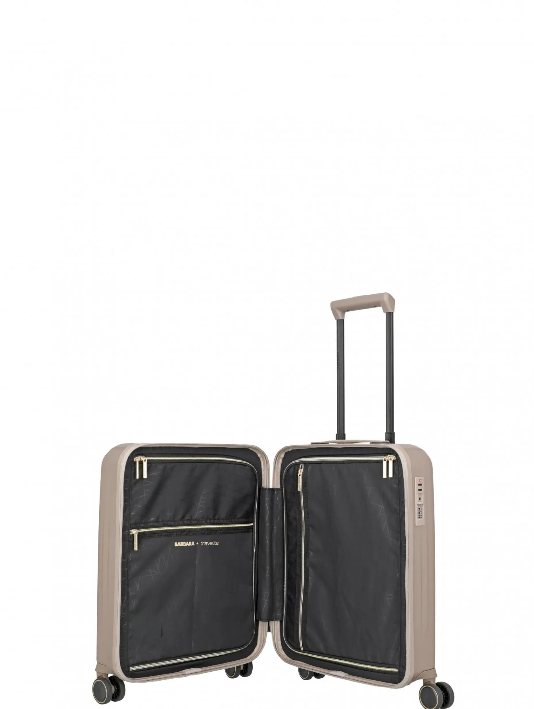 Travelite BARBARA NOVELTY 4w Hartschalen Trolley S Satin Nud