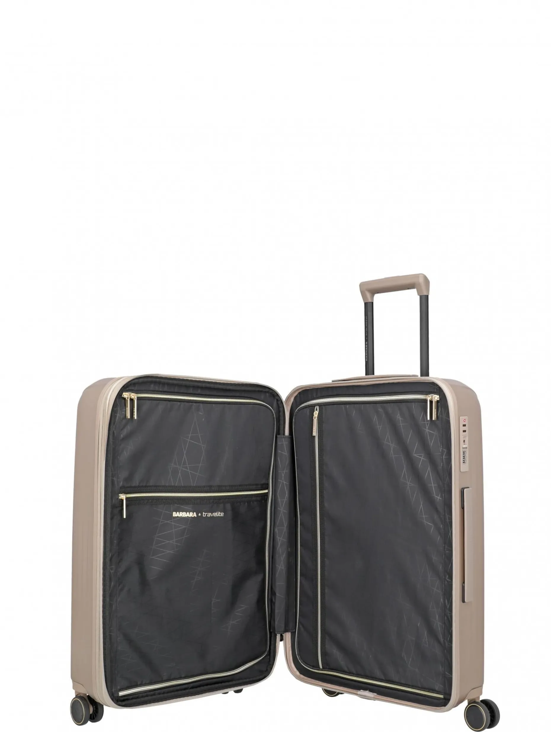 Travelite BARBARA NOVELTY 4w Hartschalen Trolley M Satin Nude