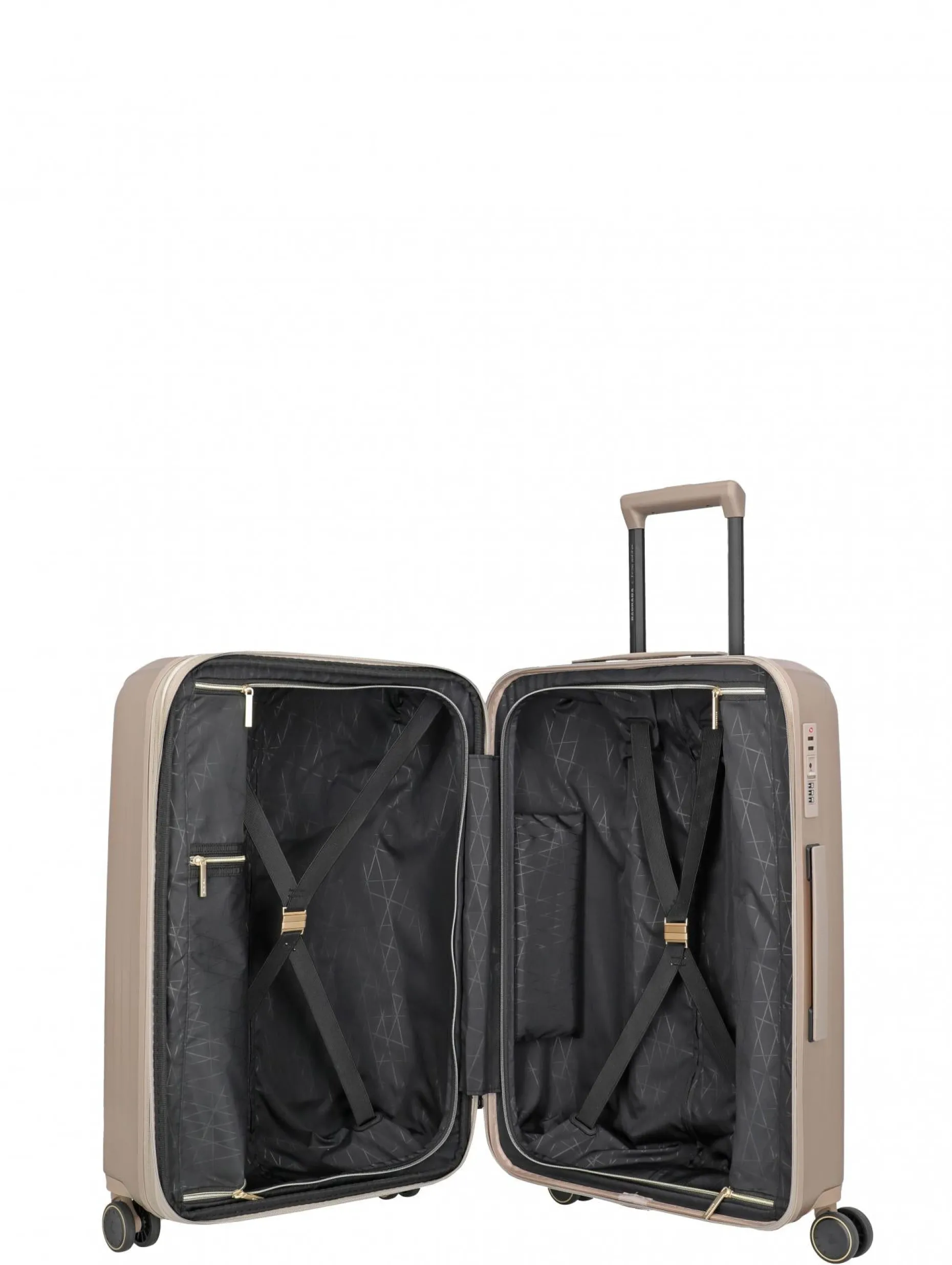 Travelite BARBARA NOVELTY 4w Hartschalen Trolley M Satin Nude