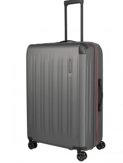 Travelite DYNAMIIC 4-Rad Hartschalen Trolley erweiterbar L Anthazit