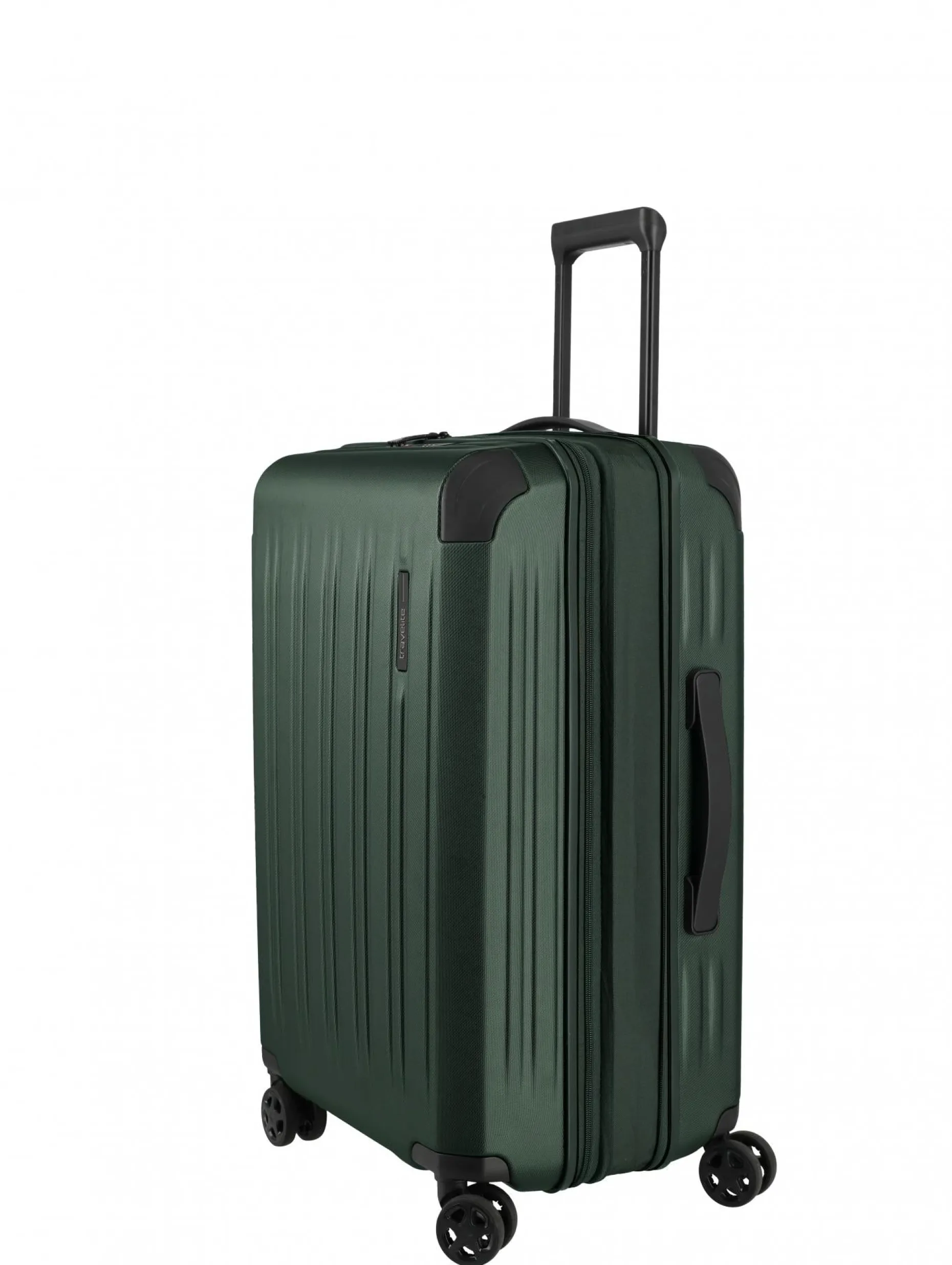 Travelite DYNAMIIC 4-Rad Hartschalen Trolley M erweiterbar grün