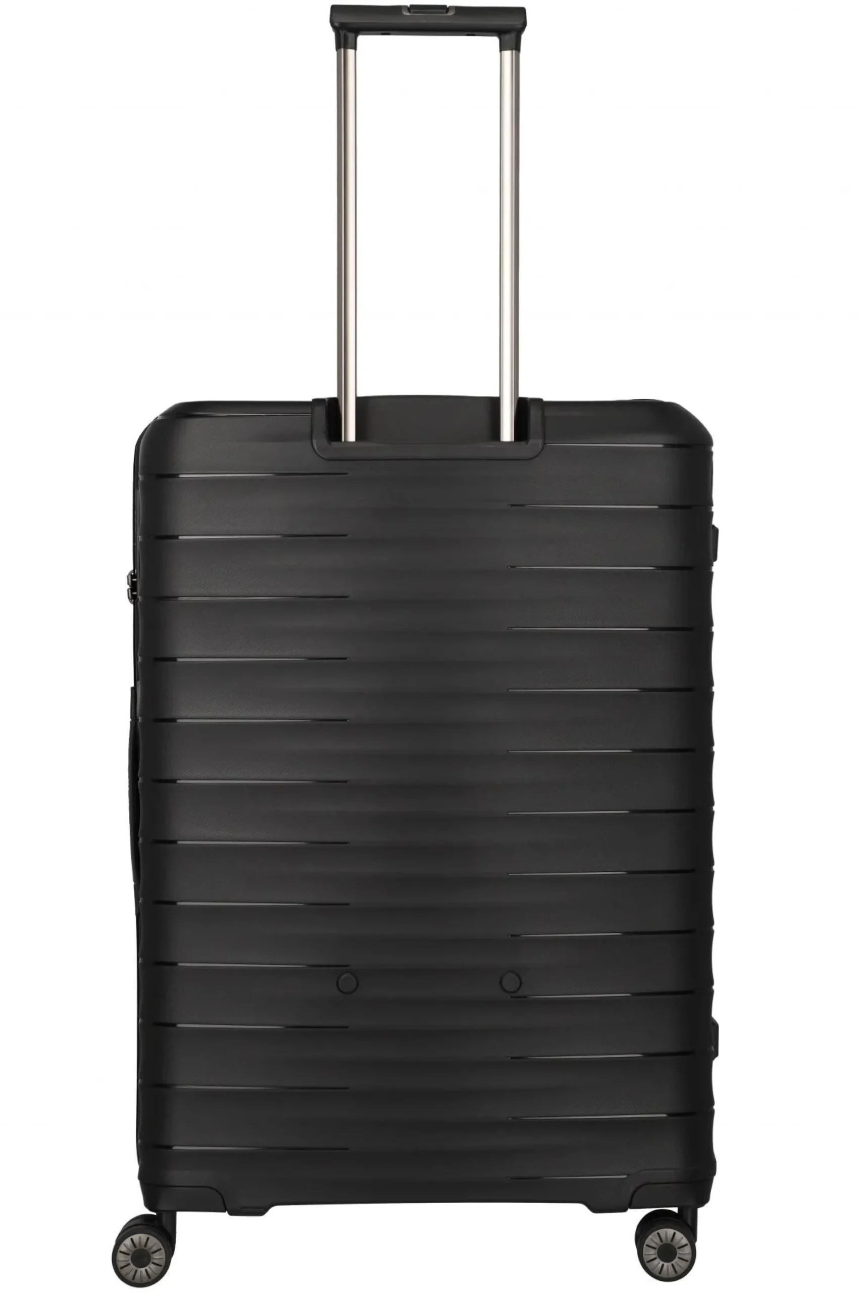 Travelite MOOBY Hartschalenkoffer L 77cm Schwarz Upcycling Polypropylen