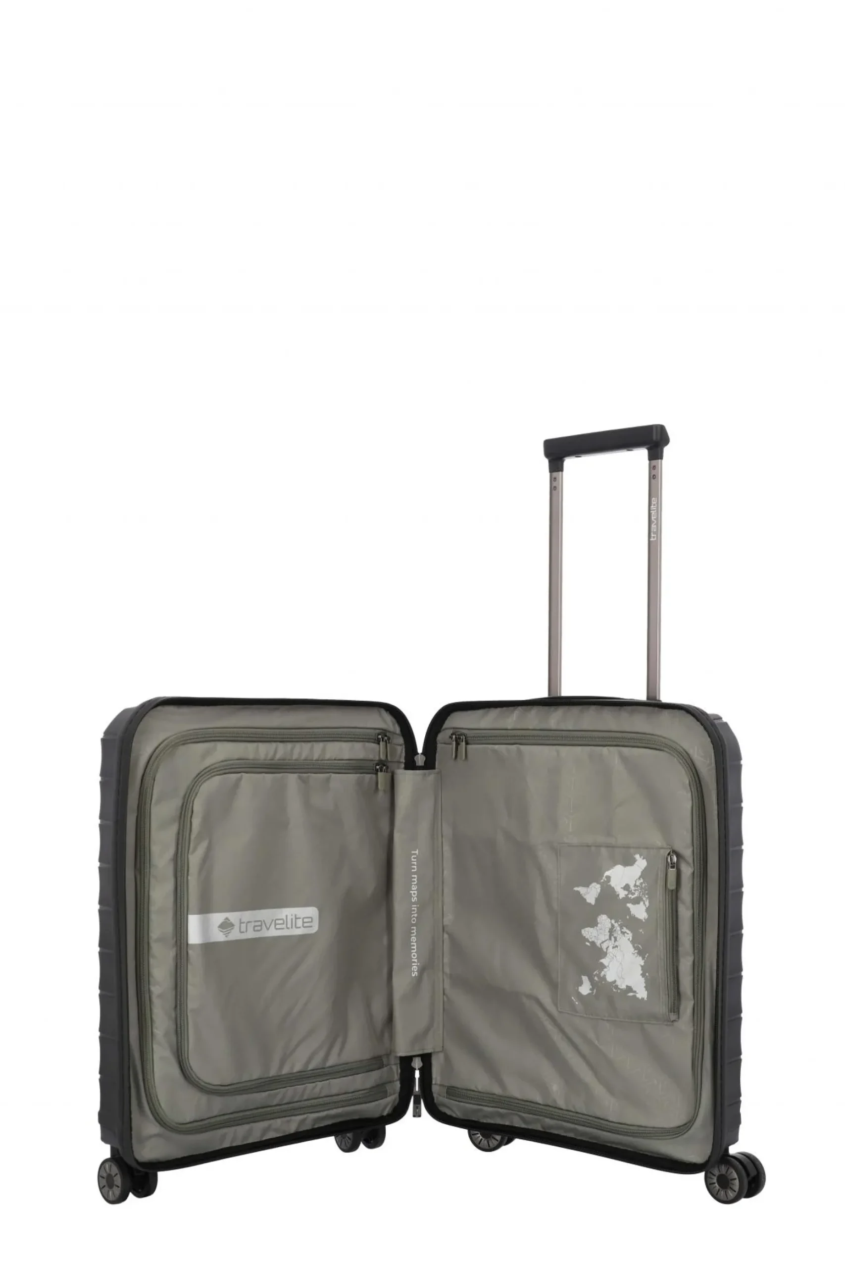 Travelite MOOBY Hartschalenkoffer S 55cm Schwarz