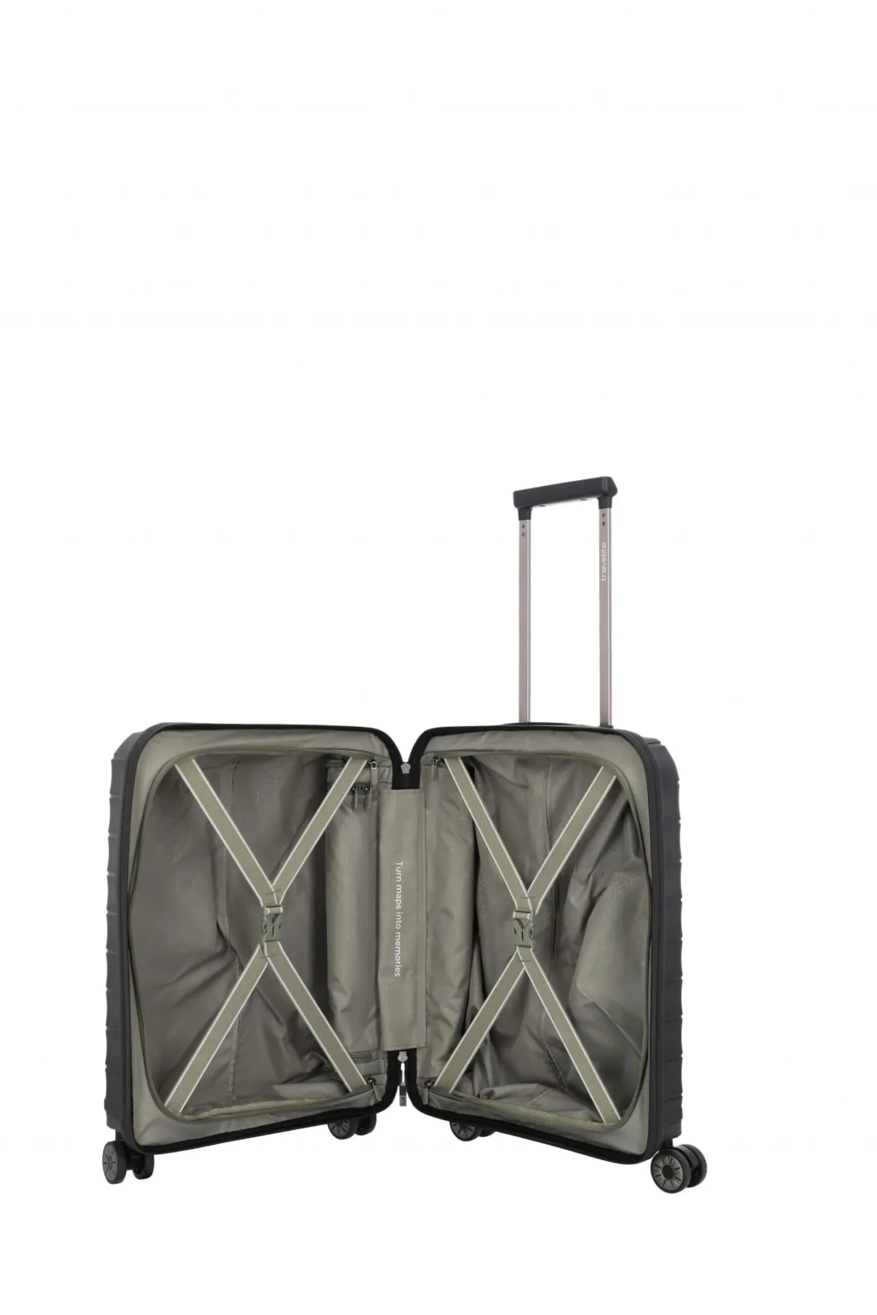 Travelite MOOBY Hartschalenkoffer S 55cm Schwarz