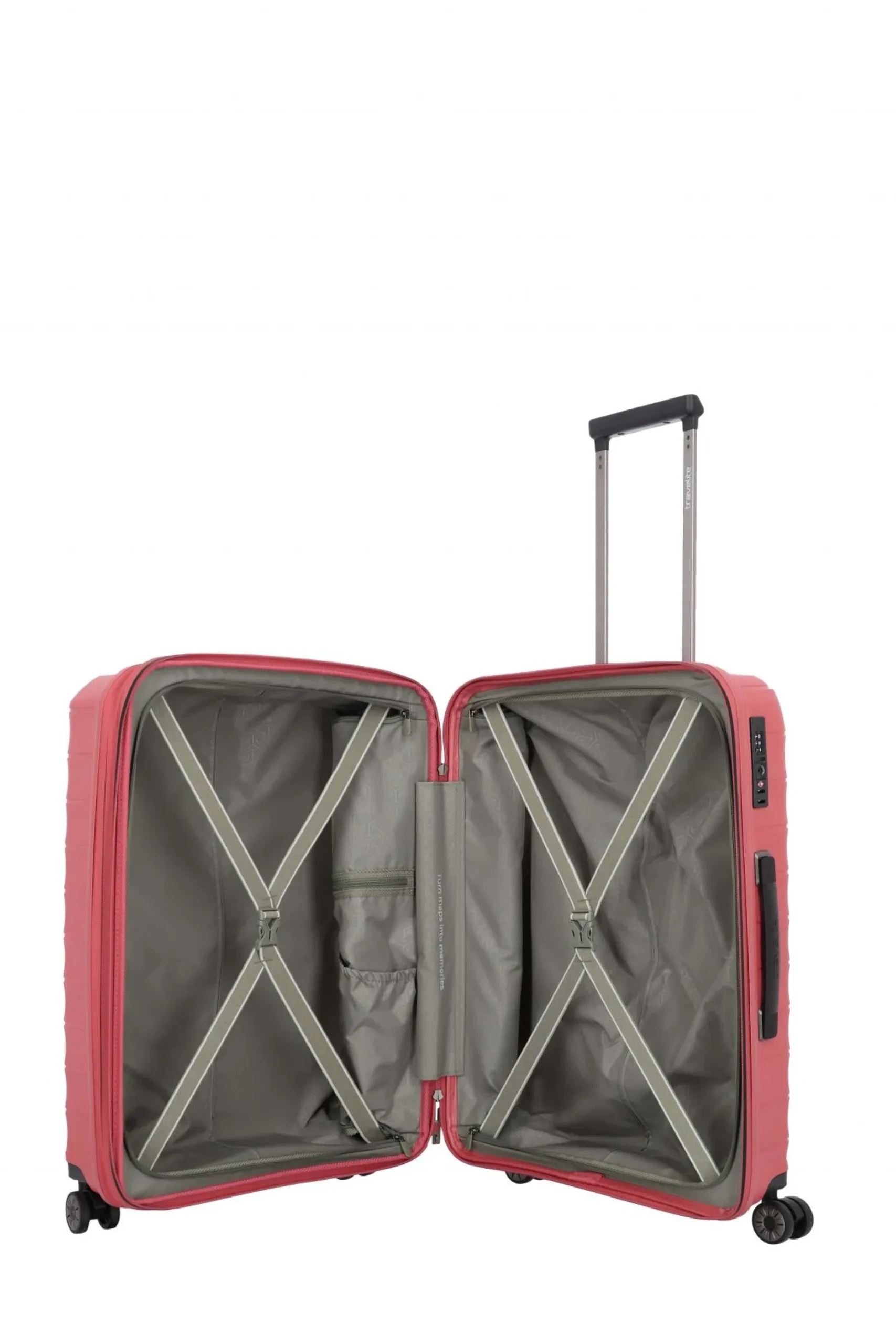 Travelite MOOBY Hartschalenkoffer M 66cm Rot