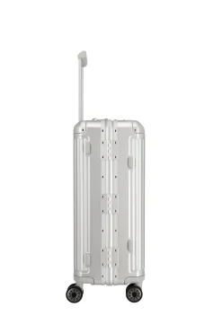 Travelite NEXT 4w Trolley M 67cm Silber