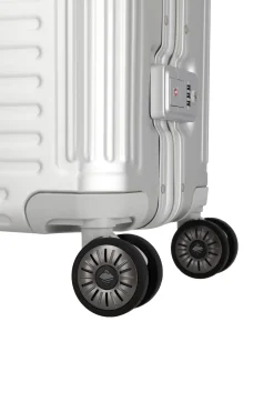 TRAVELITE NEXT 4w Trolley S mit Vortasche Silber