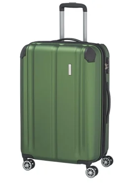 Travelite Trolley CITY Hartschalenkoffer M 68cm Grün