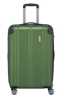 Travelite Trolley CITY Hartschalenkoffer M 68cm Grün