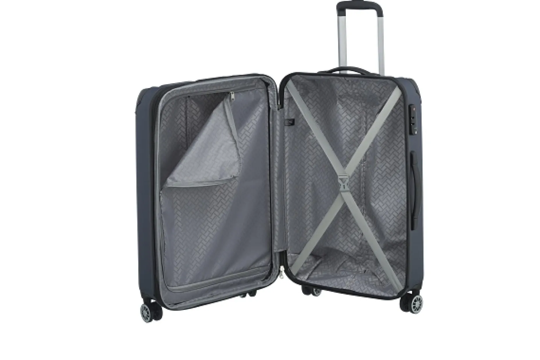 Travelite Trolley CITY Hartschalenkoffer M 68cm Marine