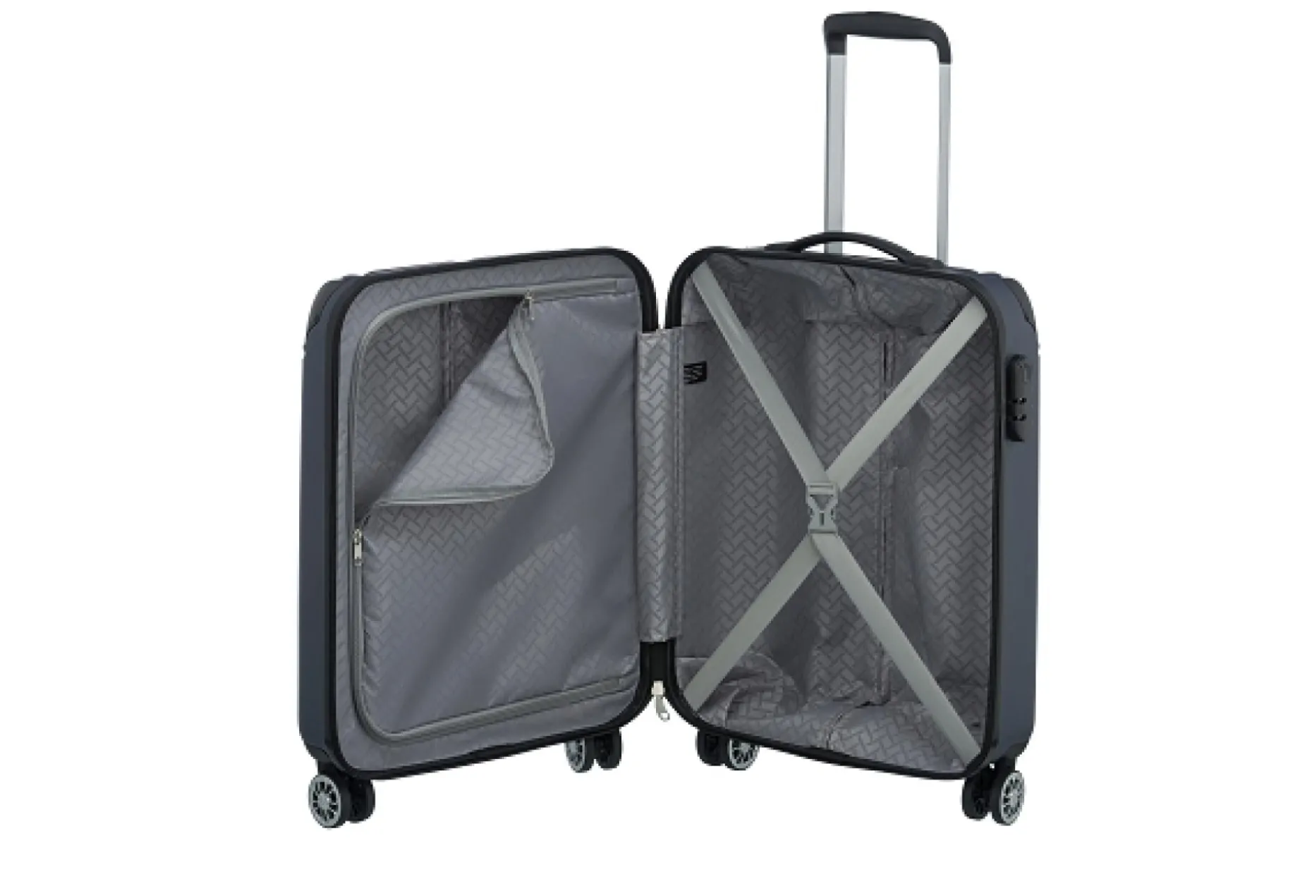 Travelite Trolley CITY Hartschalenkoffer S 55cm Marine