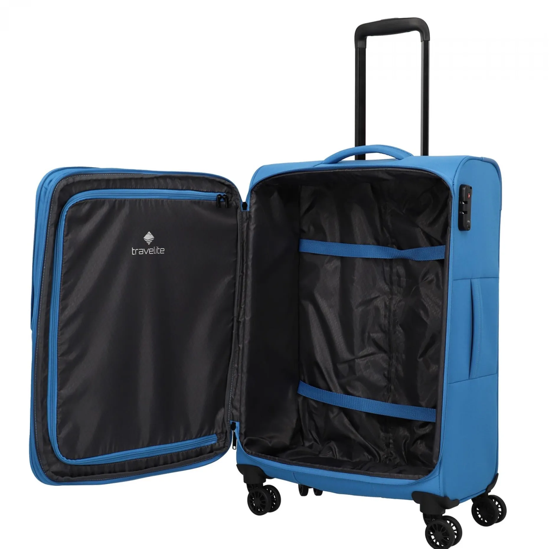 Travelite Trolley Rügen Mittelblau M