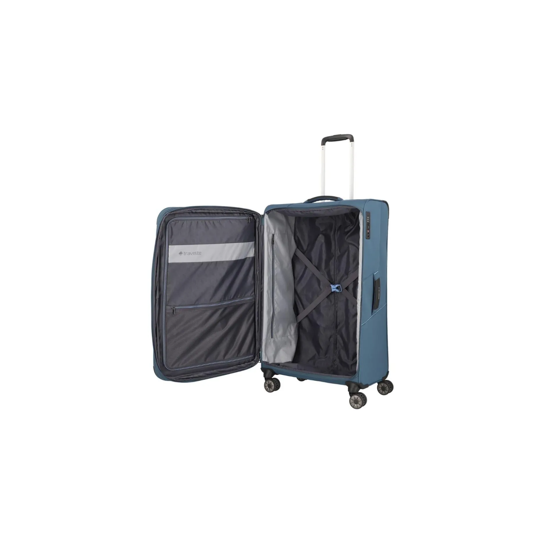 Travelite Trolley SKAII Weichgepäckkoffer L 78cm Panoramablau