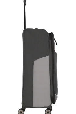 Travelite VIIA L 77cm Weicher Trolley Koffer, Schiefer