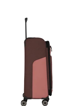 Travelite VIIA M 67cm Weicher Trolley Koffer, Frühlingsrose