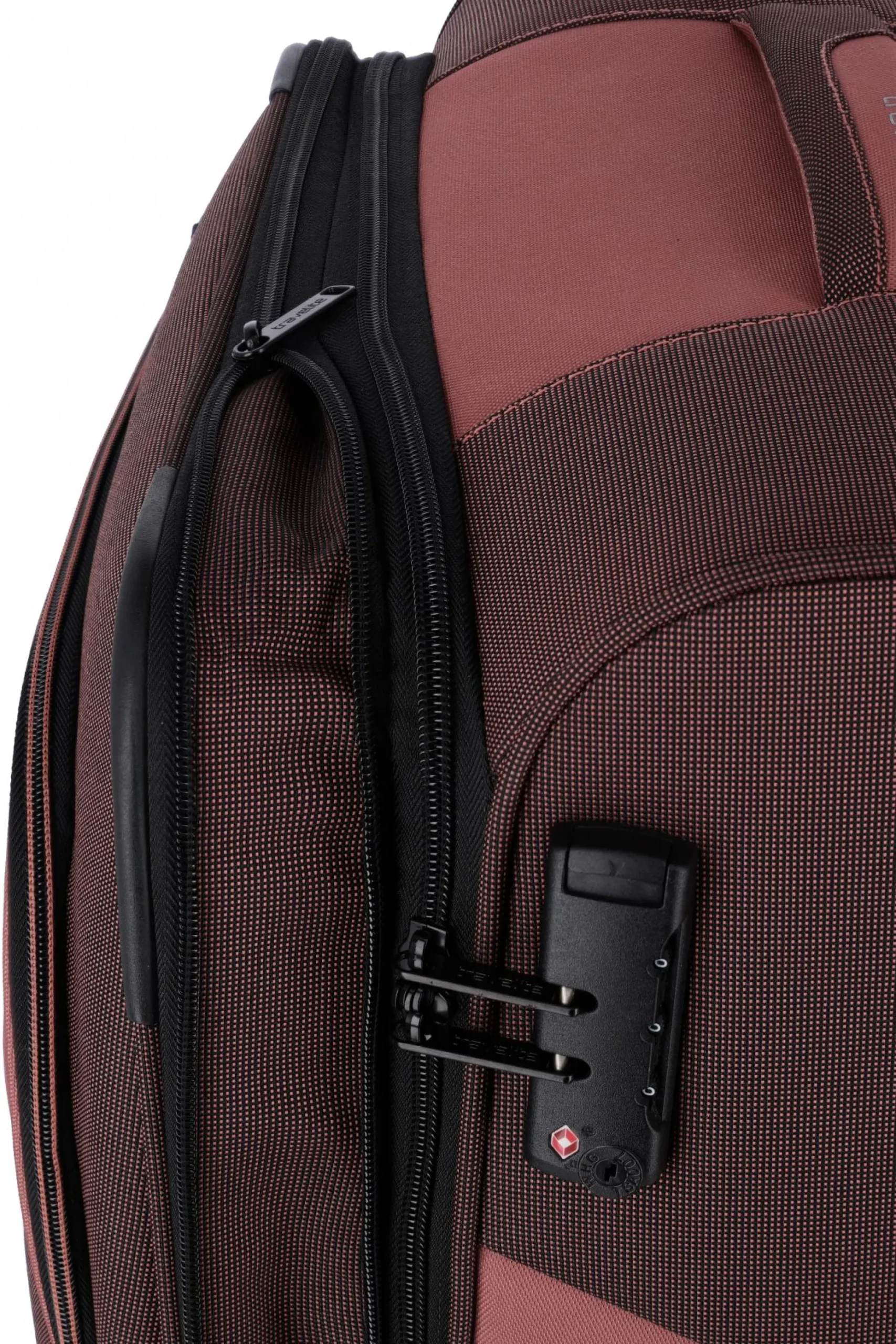Travelite VIIA M 67cm Weicher Trolley Koffer, Frühlingsrose