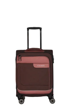 Travelite VIIA S 55cm Weicher Trolley Koffer, Frühlingsrose