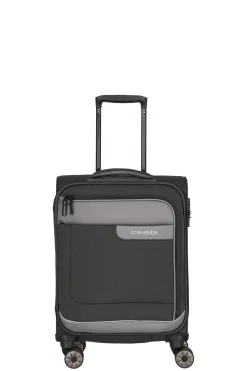 Travelite VIIA S 55cm Weicher Trolley Koffer, Schiefer