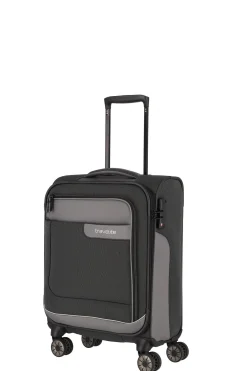 Travelite VIIA S 55cm Weicher Trolley Koffer, Schiefer