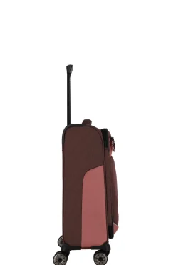 Travelite VIIA S 55cm Weicher Trolley Koffer, Frühlingsrose