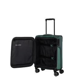 Travelite VIIA S 55cm Weicher Trolley Koffer, Eukalyptus