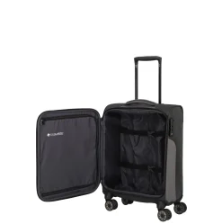 Travelite VIIA S 55cm Weicher Trolley Koffer, Schiefer