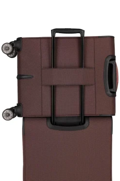 Travelite VIIA S 55cm Weicher Trolley Koffer, Frühlingsrose