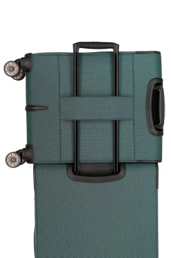 Travelite VIIA S 55cm Weicher Trolley Koffer, Eukalyptus