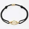 Zag Bijoux Armband SIMPLE Vergoldeter Stahl zirconium sertis 15+3cm