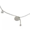ZAG Bijoux Halskette Hängerchen Plättchen/Stern - Farbe: Silber