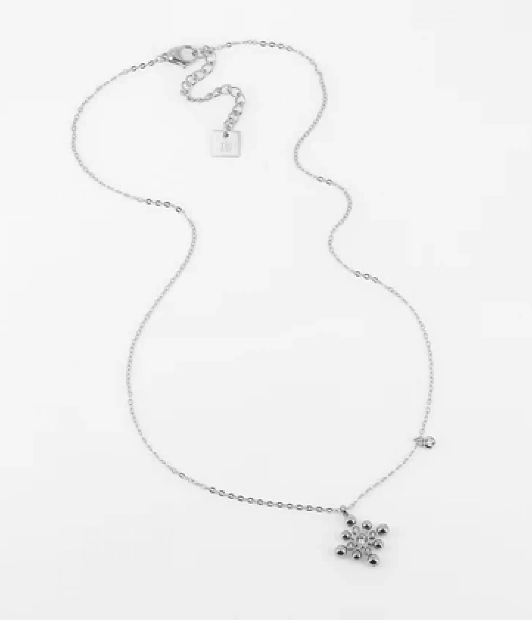 Zag Bijoux Halskette Kreuz aus Kugeln