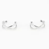 Zag Bijoux Ohrringe Ear Cuff Kordel - Farbe: Silber 1 Stück