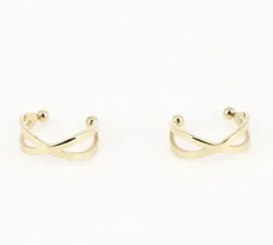 Zag Bijoux Ohrringe Ear Cuff Kordel - Farbe: Gold 1 Stück