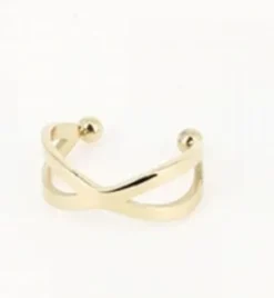 Zag Bijoux Ohrringe Ear Cuff Kordel - Farbe: Gold 1 Stück